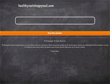 Tablet Screenshot of healthyrootshappysoul.com